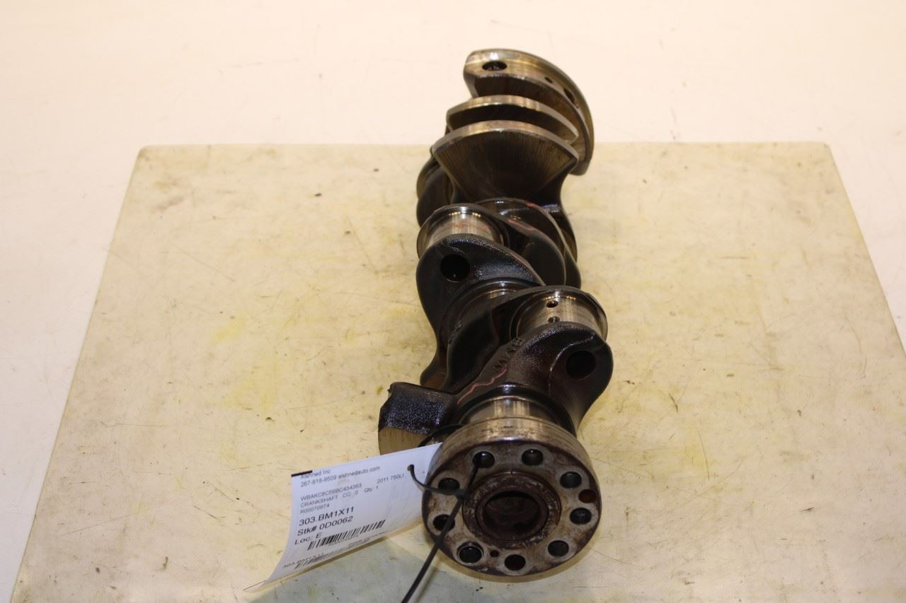 2010-2012 BMW 750Li xDrive 4.4L AWD Engine Crankshaft 115K 11217572875 OEM - Alshned Auto Parts