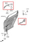 2019-23 Hyundai Santa Fe SEL 2.4L Rear Passenger Right Side Door Exterior Handle - Alshned Auto Parts
