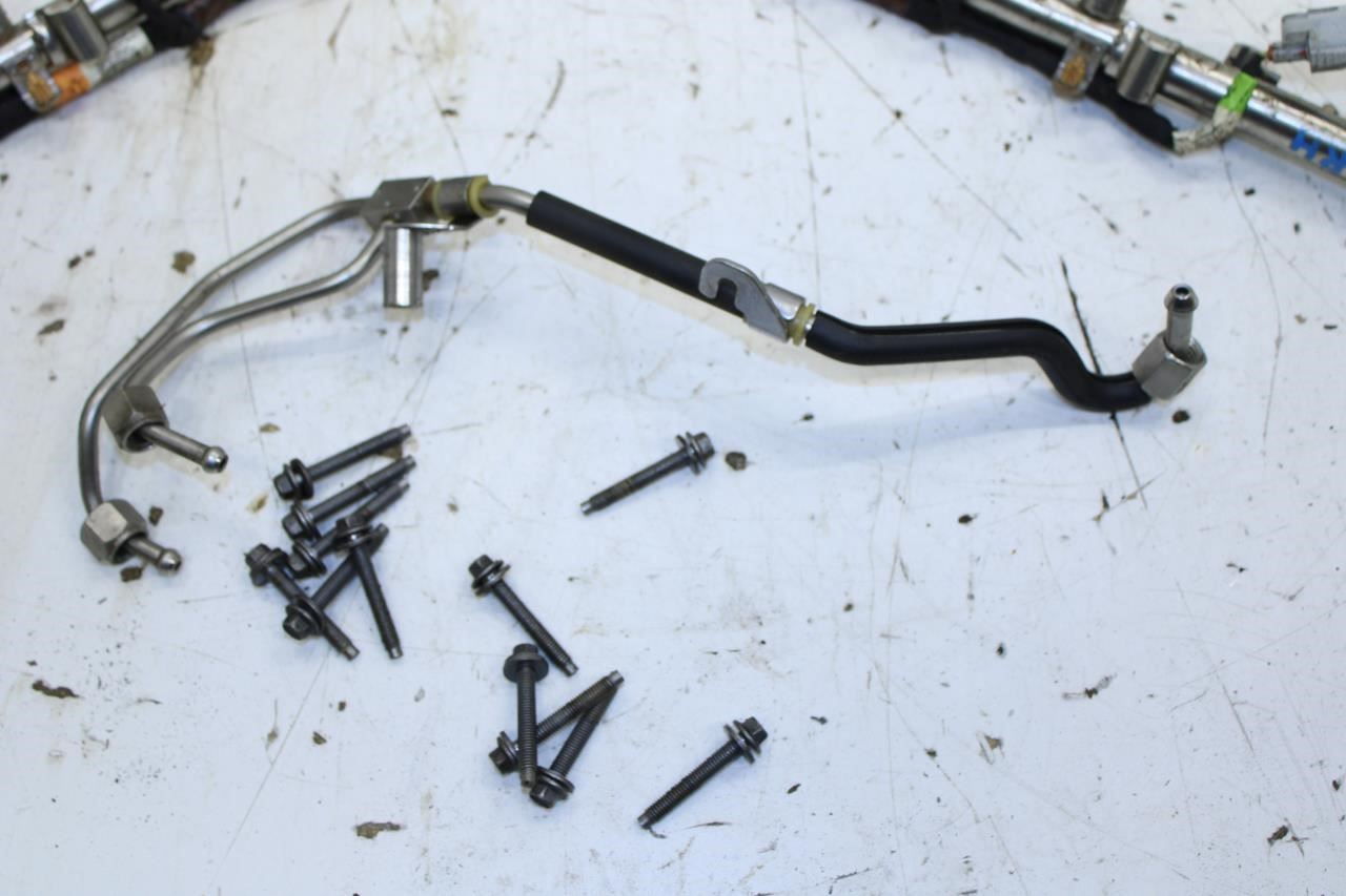 2011-2016 Ford F150 Platinum 3.5L turbo Engine Fuel Injectors w Rails Pair - Alshned Auto Parts