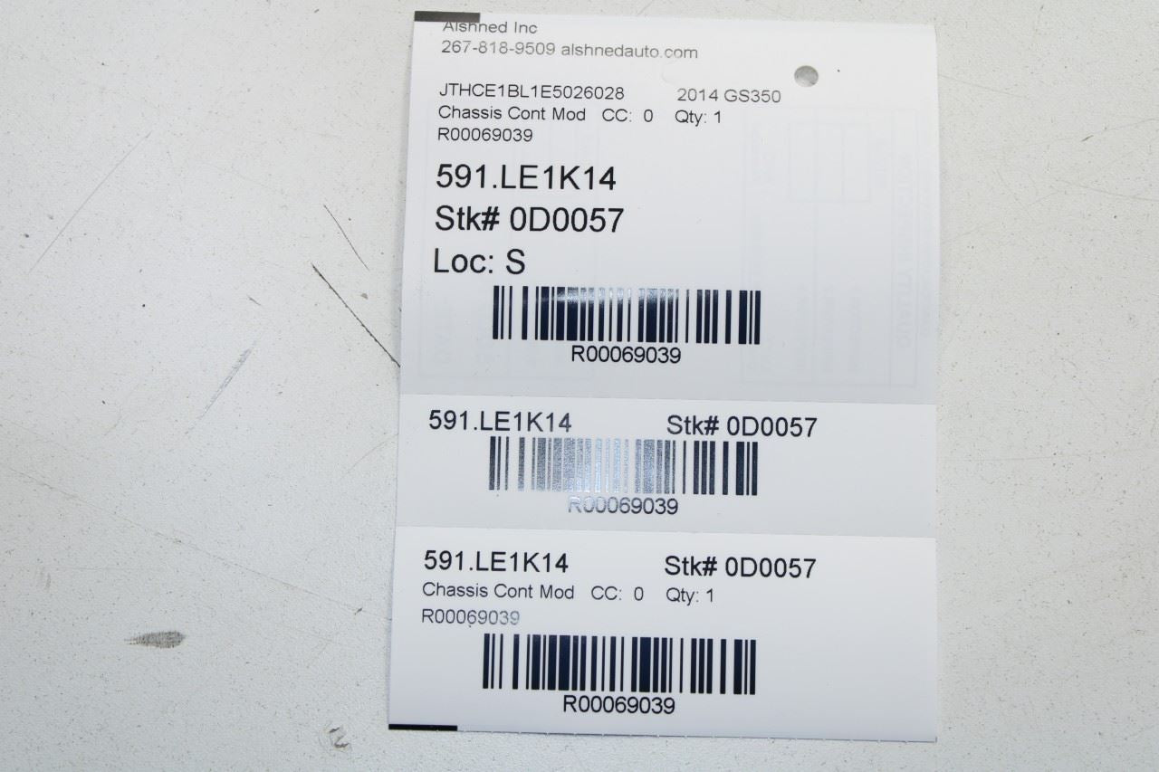 2013-2020 Lexus GS350 Tire Pressure Monitoring Sensor Control Module 8976A-30030 - Alshned Auto Parts