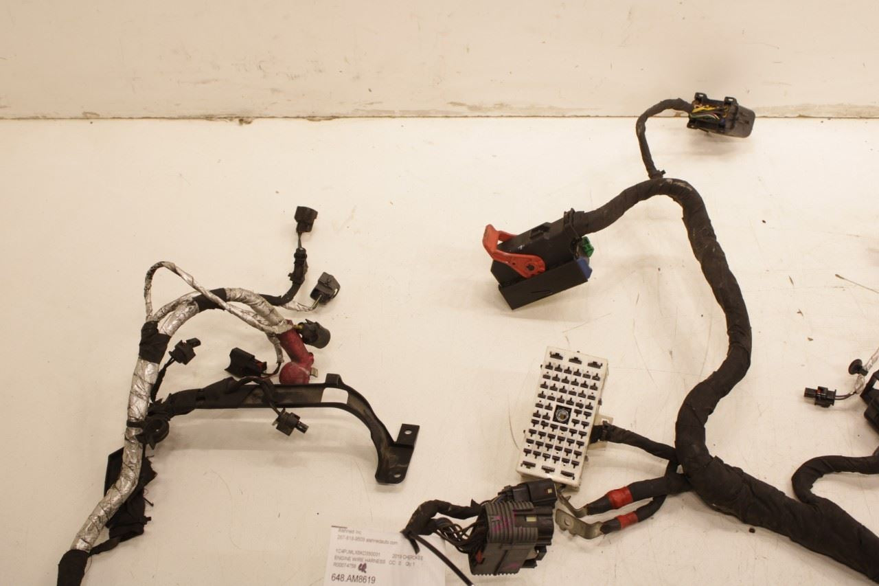 2019 Jeep Cherokee Latitude 3.2L 4x4 Engine Wiring Harness 68347365AB OEM *ReaD* - Alshned Auto Parts