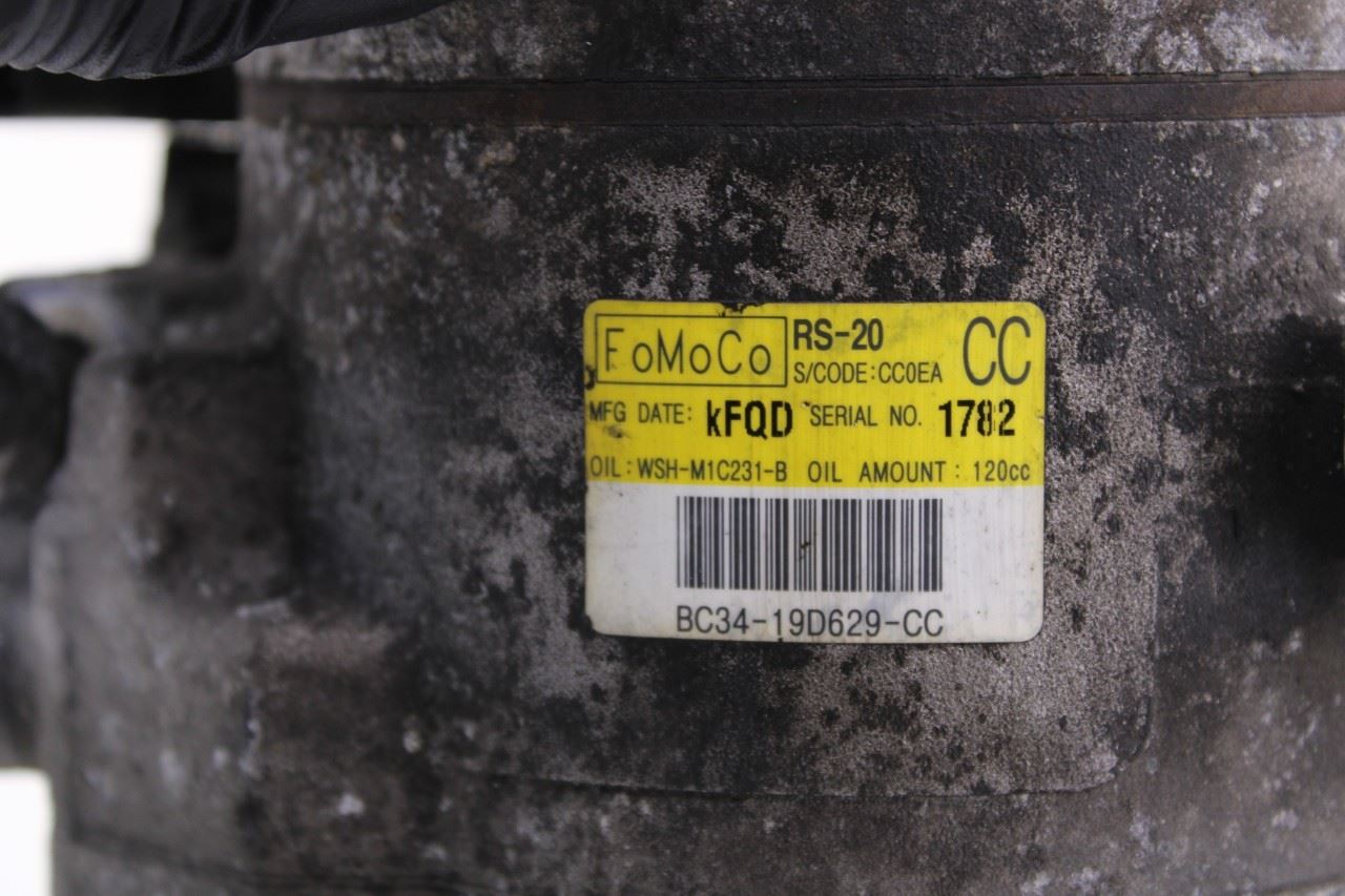 11-2016 Ford F250 Lariat 6.2L AC Air Conditioner Compressor BC34-19D629-CC OEM - Alshned Auto Parts