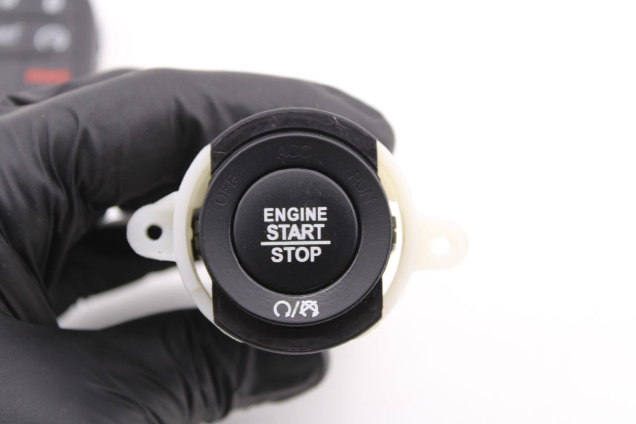 2014-22 Jeep Grand Cherokee Engine Start Stop Ignition Switch Button w/ Key Fob - Alshned Auto Parts