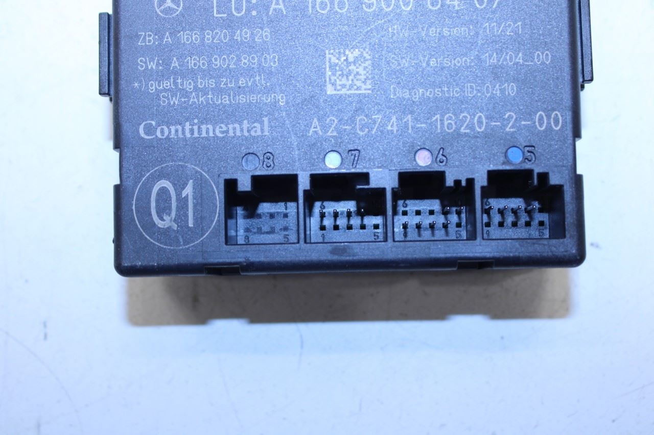 2012-2015 Mercedes-Benz ML350 Rear Right Door Control Module 166-900-64-07 OEM - Alshned Auto Parts