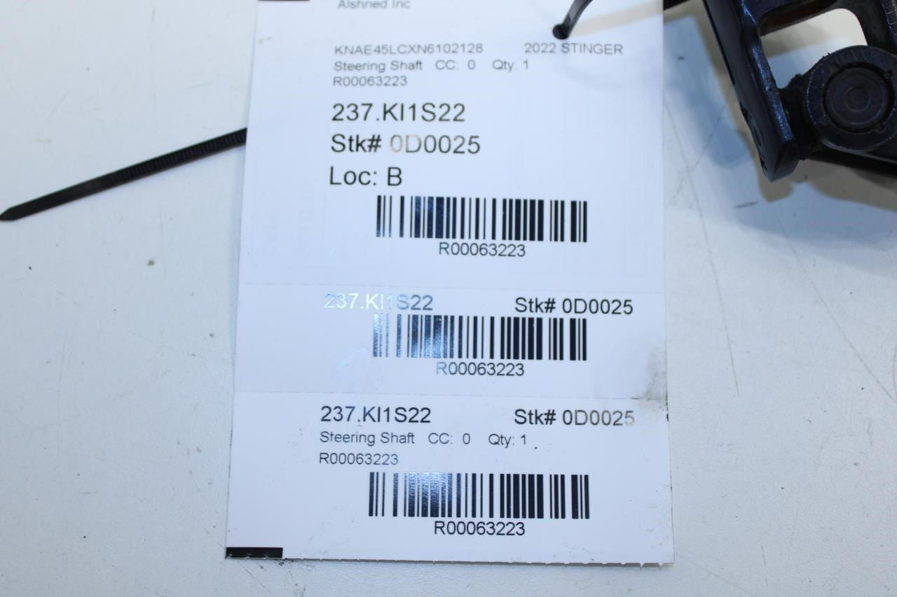 18-23 Kia Stinger GT1 3.3L Steering Column Intermediate Lower Shaft 56400-J5000 - Alshned Auto Parts