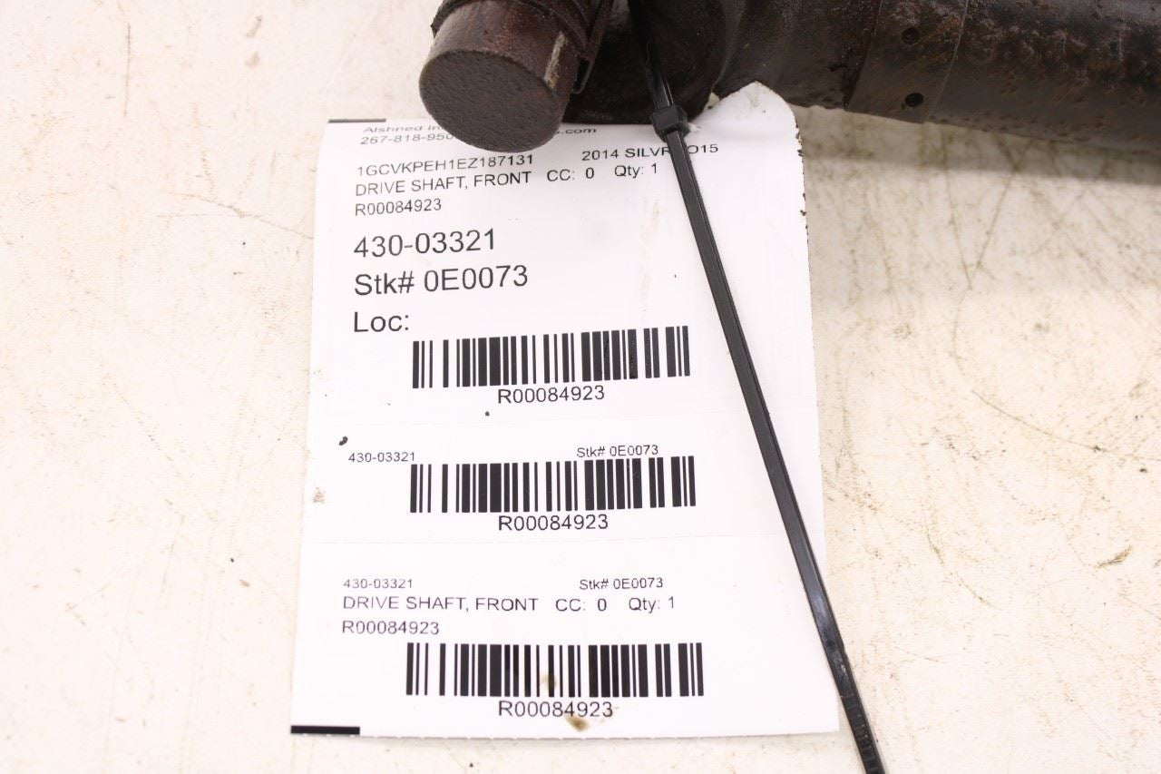2014-18 Chevrolet Silverado GMC Sierra 1500 4.3L 4WD Front Drive Shaft Propeller8