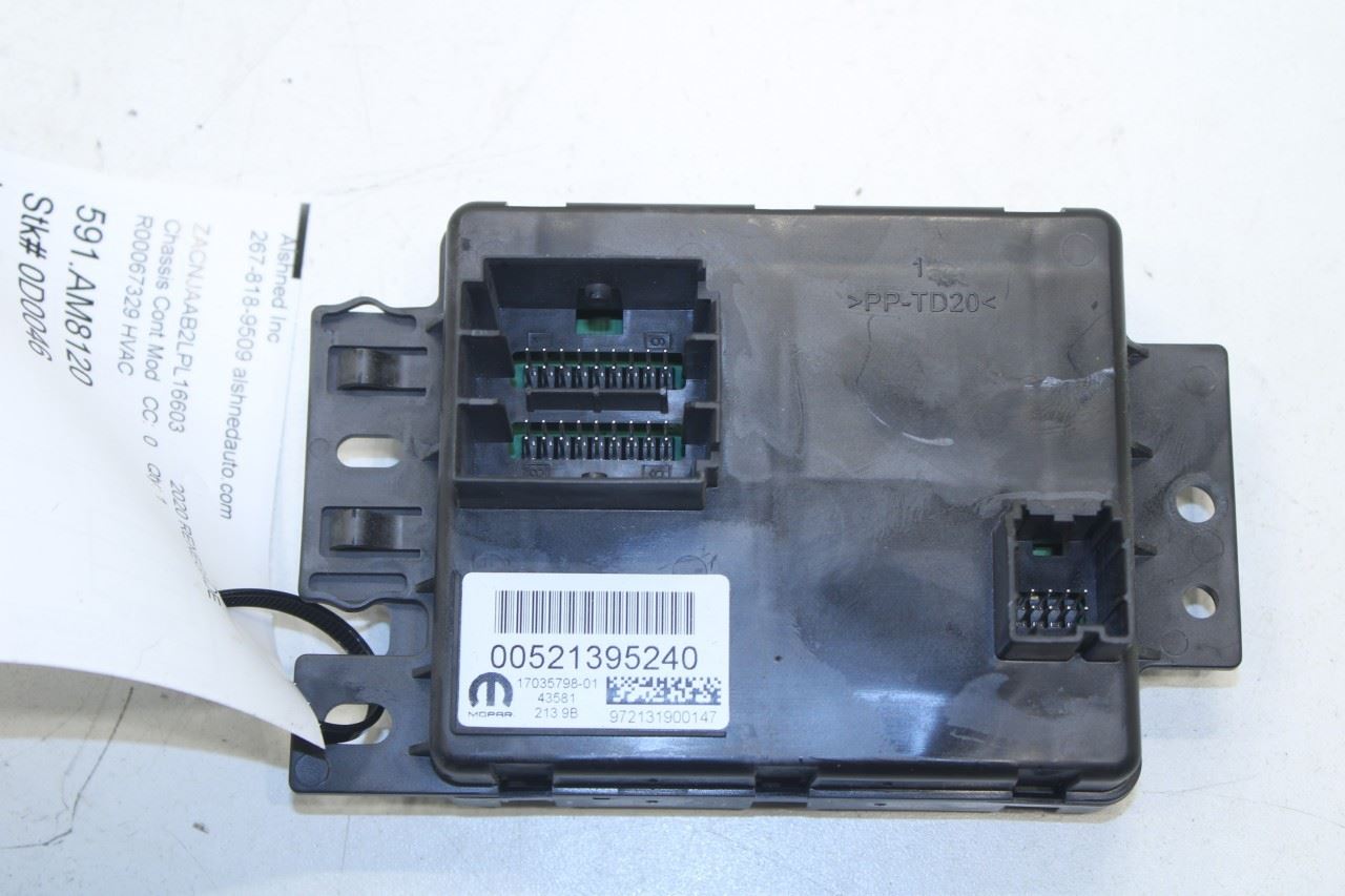 2018-2021 Jeep Renegade Sport AC Heater Temperature Climate Control Module - Alshned Auto Parts