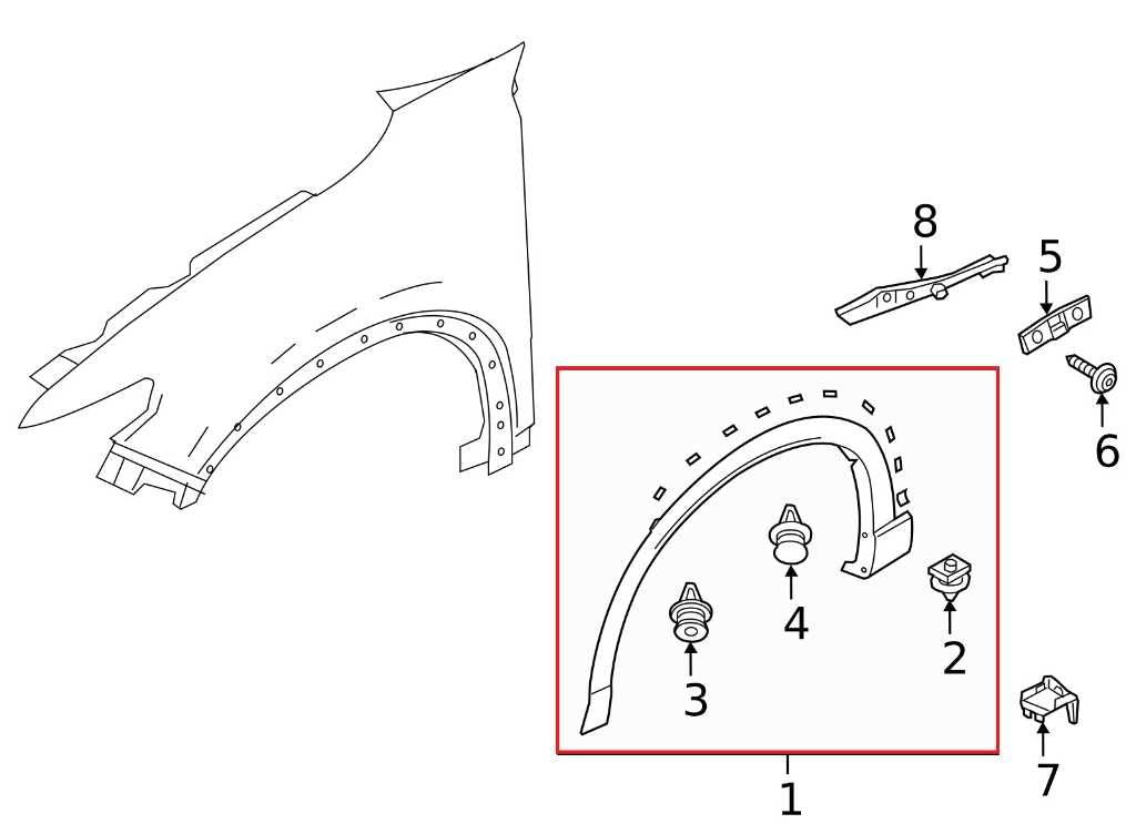 16-23 Mazda CX-9 Grand Touring Front Right Fender Wheel Molding TK48-51W21 *ReaD - Alshned Auto Parts