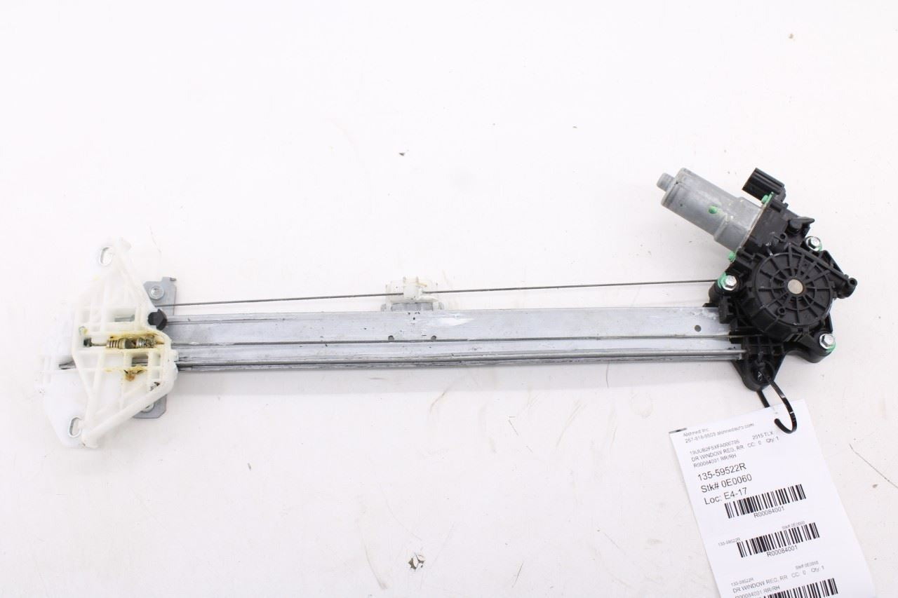 2015-20 Acura TLX Tech Rear Right Passenger Side Door Window Regulator w/ Motor0