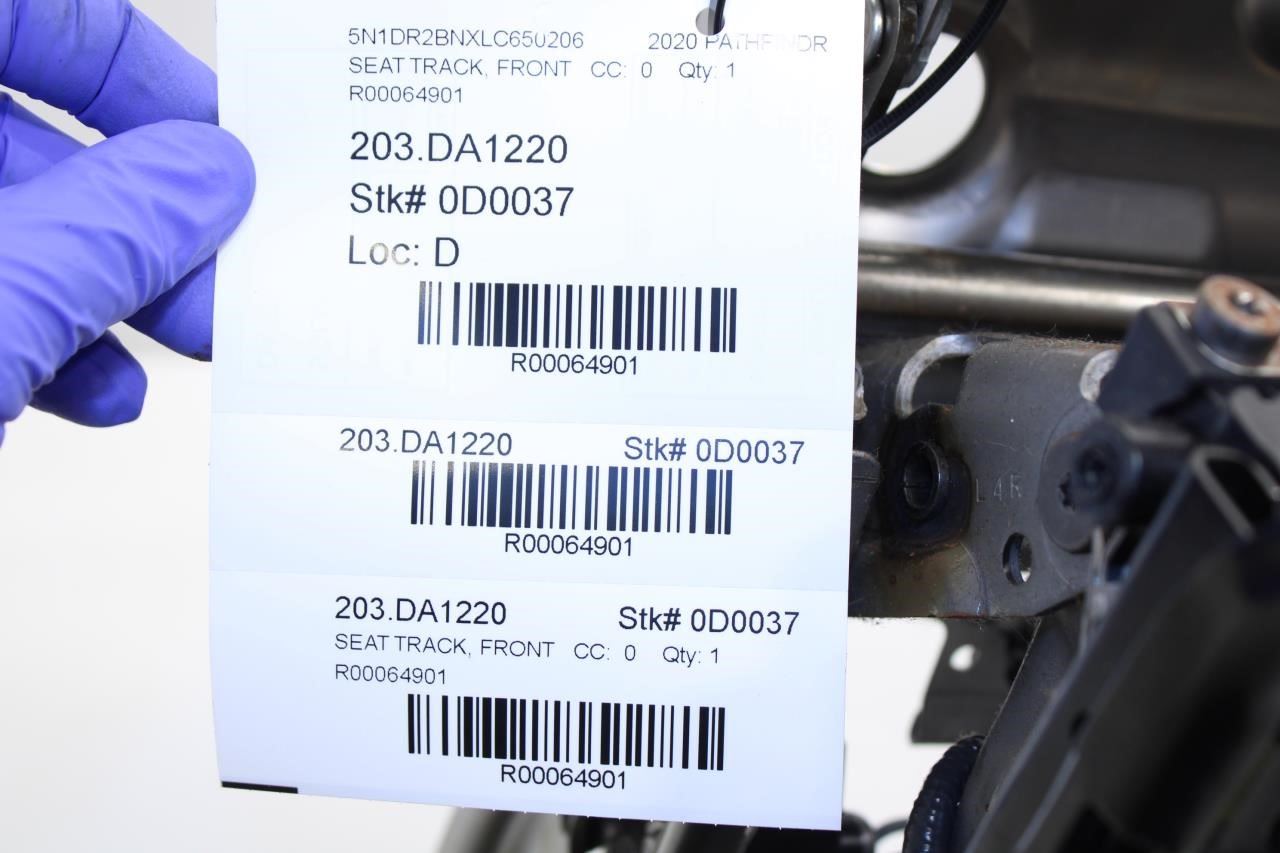 13-20 Nissan Pathfinder SV Front Left Seat Track Frame w/ Motors 87351-3JA4B OEM - Alshned Auto Parts