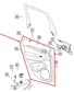 2014-2017 Jeep Grand Cherokee Limited Rear Left Side Door Trim Panel 5LL812L1AB - Alshned Auto Parts
