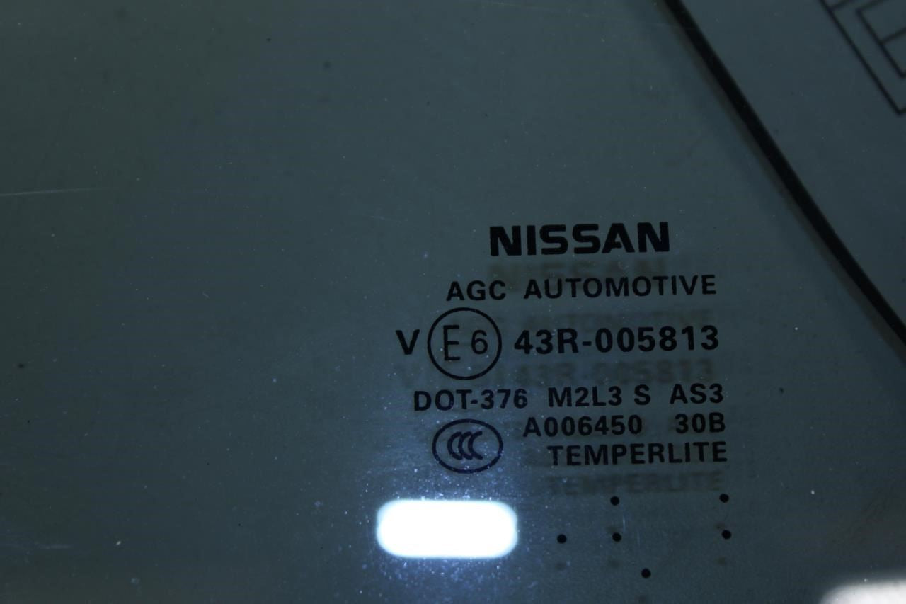 13-20 Nissan Pathfinder SV Rear Left Side Quarter Window Glass 83301-3KA0A *ReaD - Alshned Auto Parts