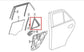 2012-2015 Mercedes-Benz ML350 Rear Right Door Quarter Window Glass 166-730-16-55 - Alshned Auto Parts