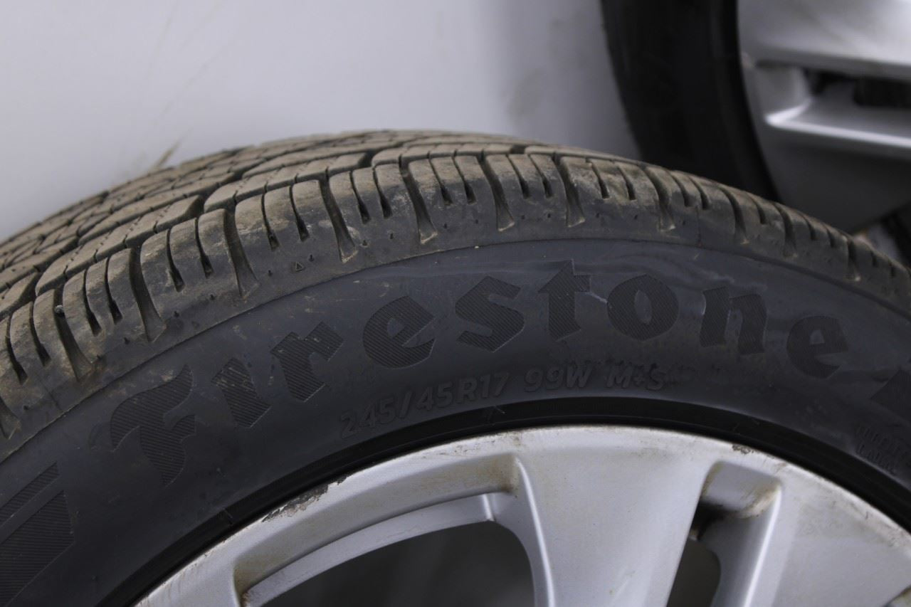 10-11 Mercedes-Benz E 350 Wheel Tire Firestone Firehawk AS 245/45R17 Set *ReaD*12