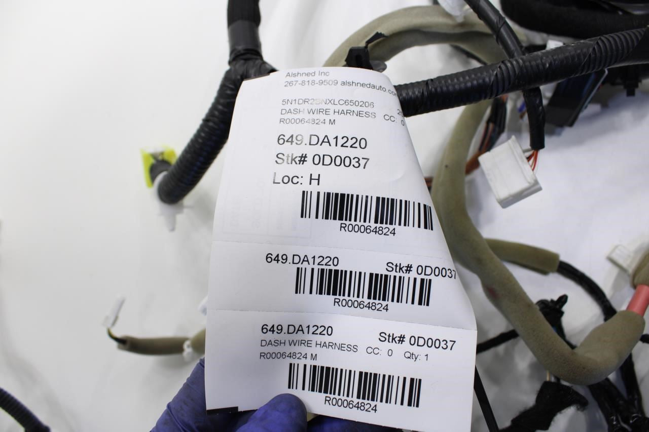 2020 Nissan Pathfinder SV Dash Instrument Panel Wire Harness 24010-9PT7A *ReaD* - Alshned Auto Parts