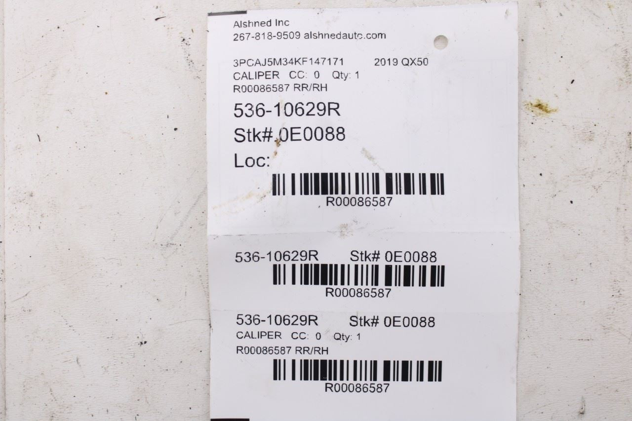 2019-2025 Infiniti QX50 ESSENTIAL Rear Left Side Disc Brake Caliper 44011-5NA1A - Alshned Auto Parts
