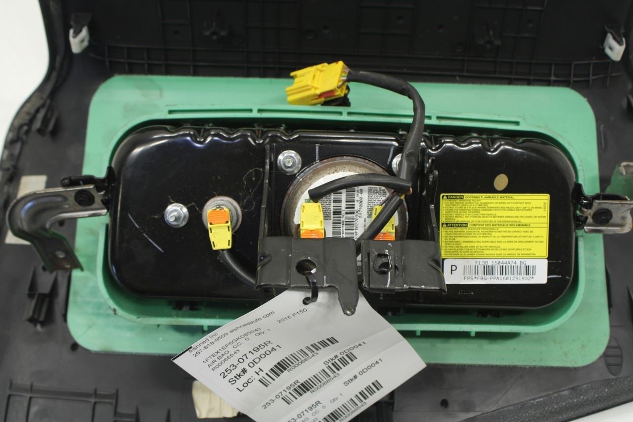 2015-2017 Ford F150 Super Cab Lariat 2.7L Front Passenger Right Side Dash Air Bag FL3B-15044A74-BG OEM - Alshned Auto Parts