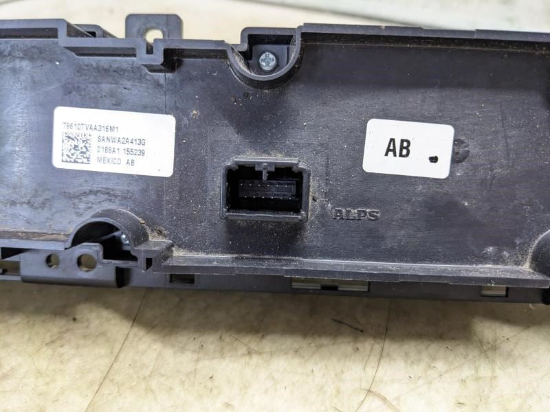 2018-21 Honda Accord AC Heater Temperature Climate Control 79610-TVA-A316M1 OEM