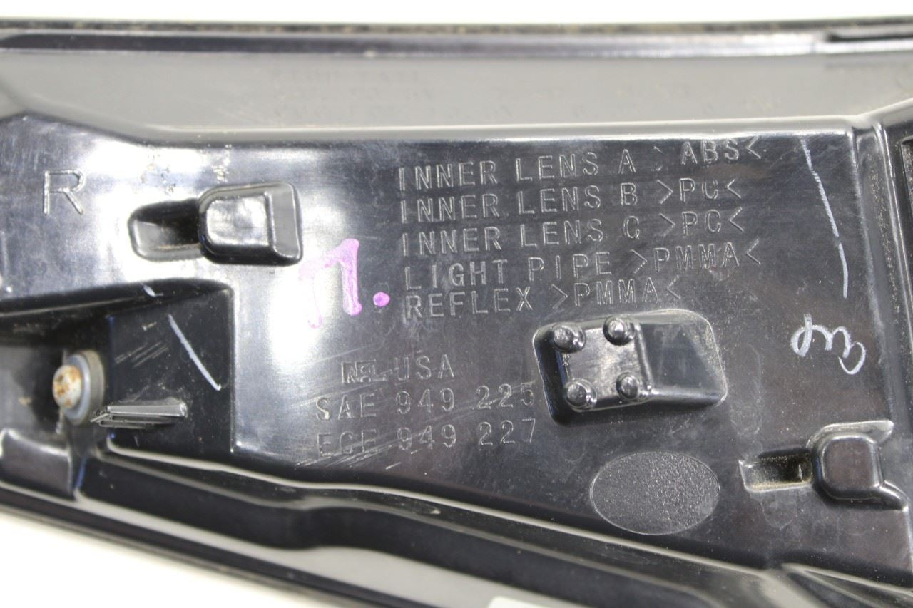 2016-2020 Infiniti QX60 Rear Right Passenger Side Tail Light Lamp 26550-9NC0A - Alshned Auto Parts