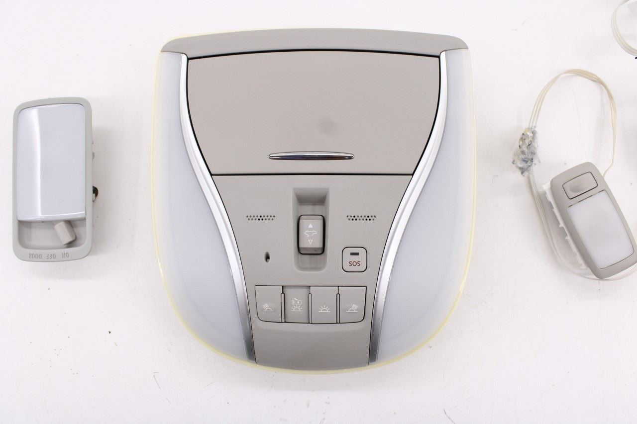 16-20 Infiniti QX60 Inner Front and Rear Roof Overhead Console Dome Light Lamp2