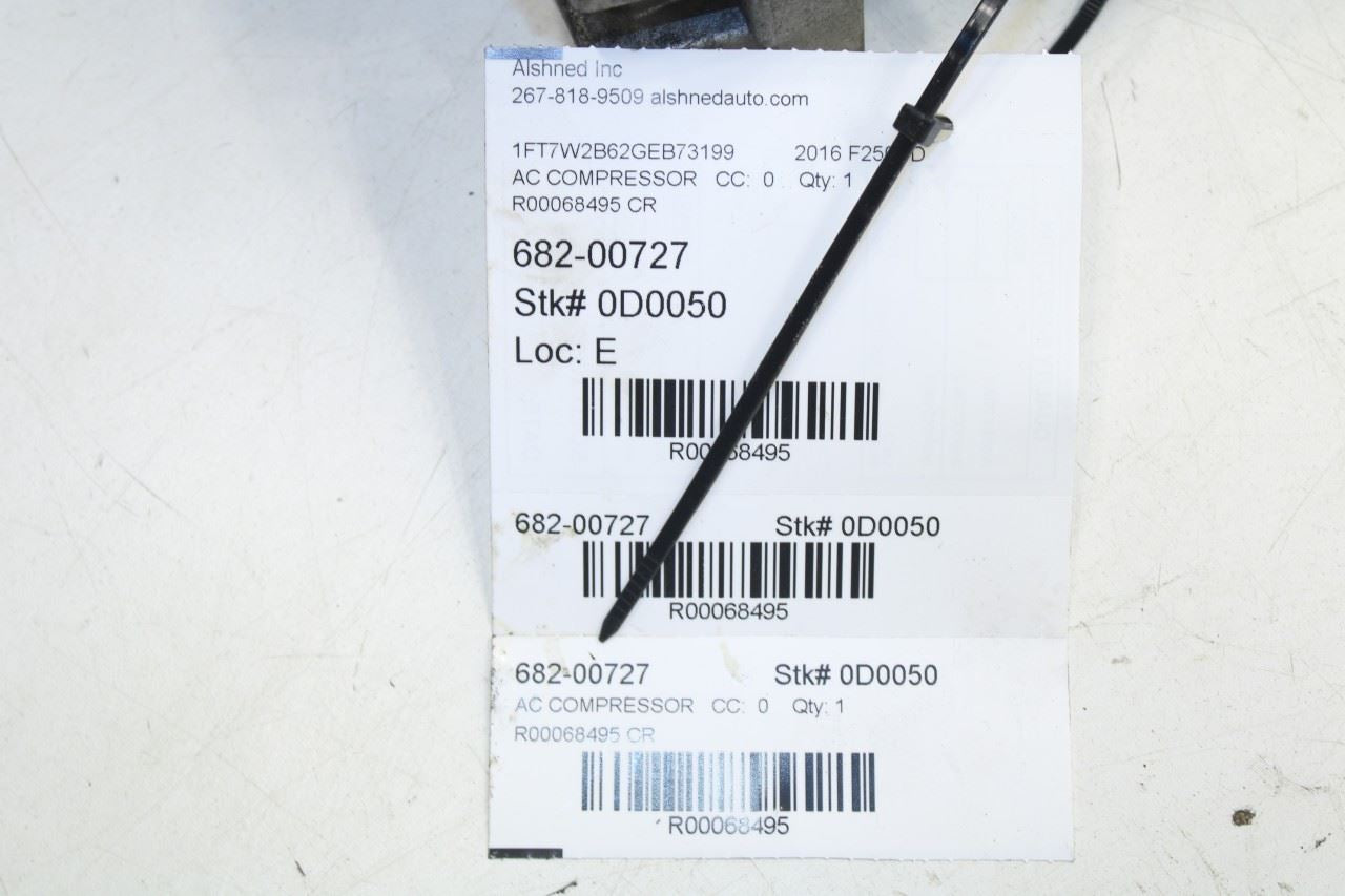 2011-2016 Ford F250 Lariat Crew Cab 6.2L AC Air Conditioner Compressor *ReaD* - Alshned Auto Parts