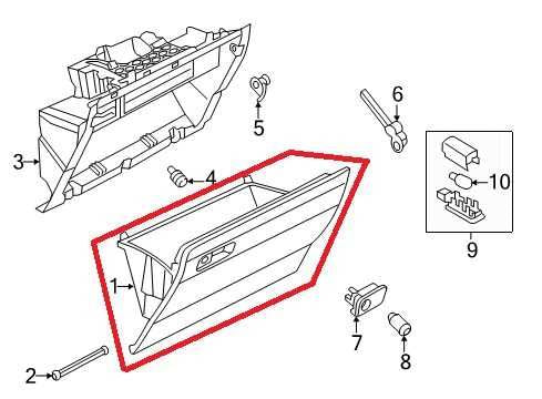 2018-2023 Volkswagen Atlas S Glove Box Storage Compartment 3CN857101A82V OEM - Alshned Auto Parts