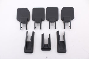14-20 Infiniti QX60 Front Right and Left Side Seat Track Frame End Cap Cover Set