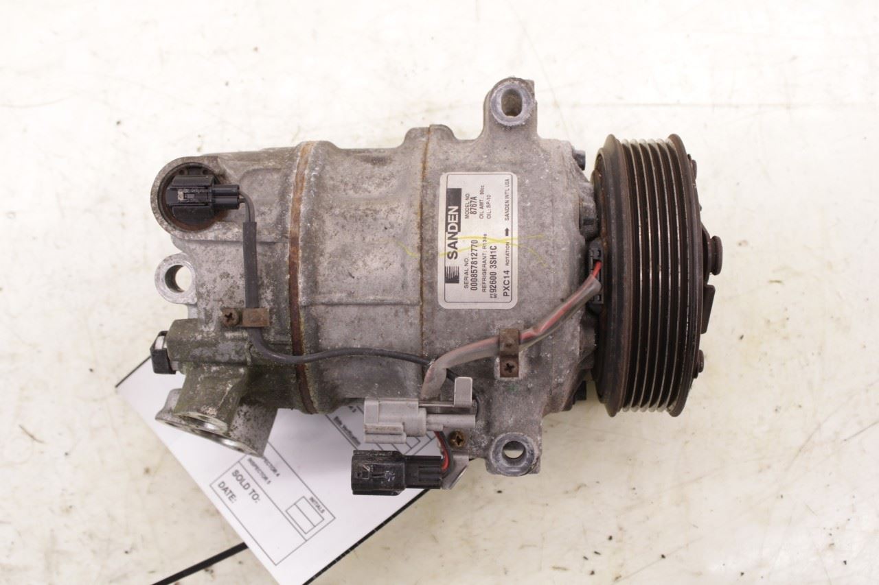 2013-2019 Nissan Sentra SL 1.8L Air Conditioner Compressor 92600-3SH1C OEM - Alshned Auto Parts