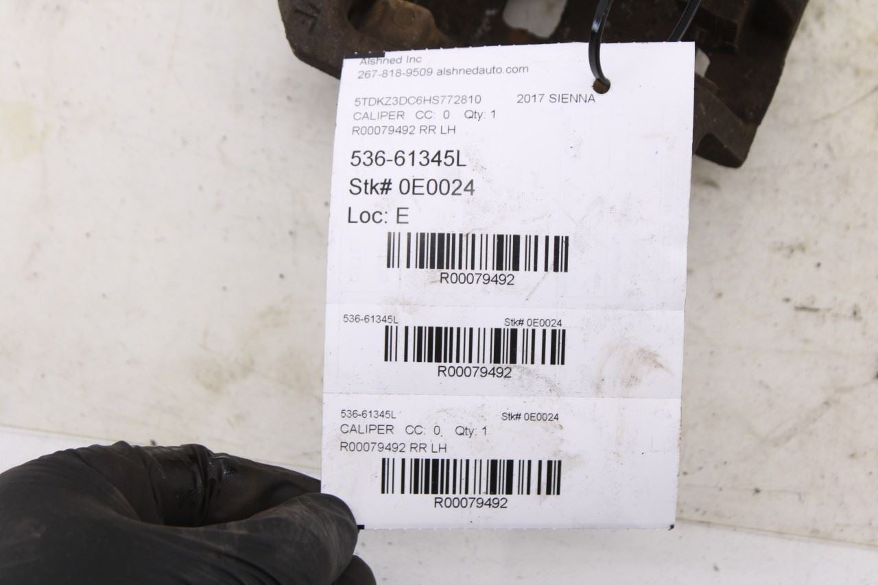 2014-2020 Toyota Sienna LE Rear Left Driver Side Brake Disc Caliper 47850-0E070 - Alshned Auto Parts