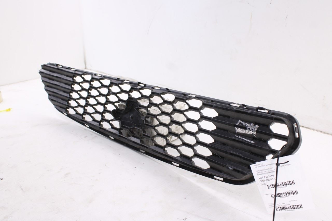 2015-2017 Ford Mustang Conv 3.7L V6 Front Bumper Upper Grille FR3Z-8200-AA *ReaD9