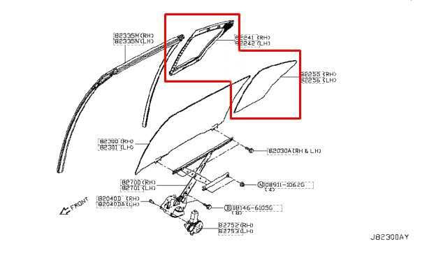 16-2023 Infiniti Q50 Luxe Rear Left Door Quarter Window Fixed Glass 82263-6HE0A - Alshned Auto Parts