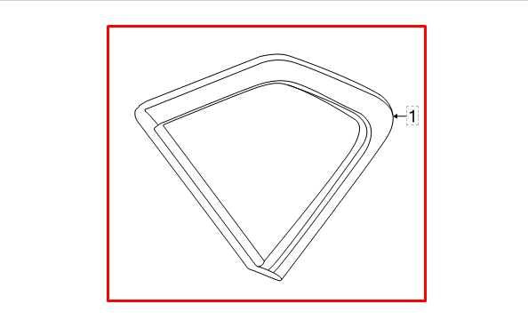 17-22 Nissan Rogue Sport SL AWD Rear Right Side Quarter Window Glass 83312-6MA0A - Alshned Auto Parts