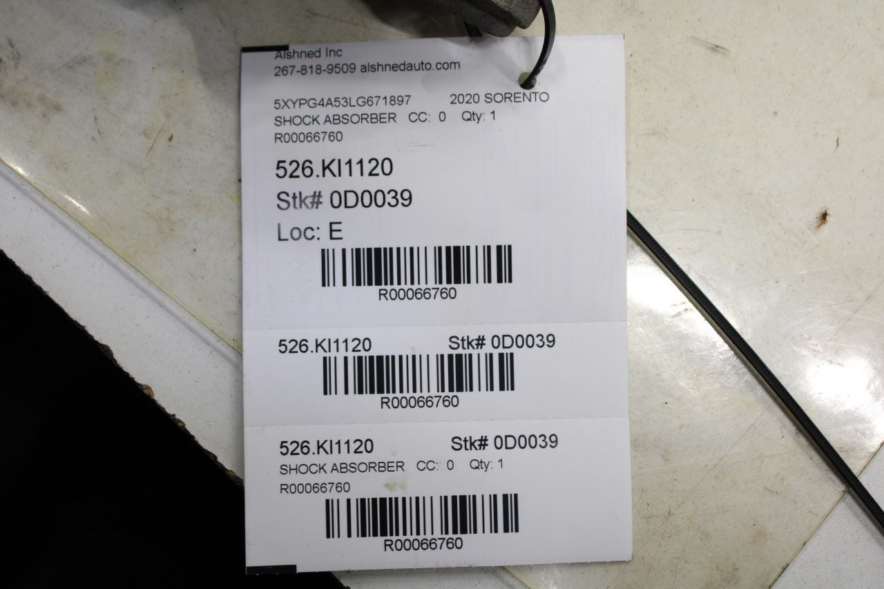 15-20 Kia Sorento LX FWD Rear Left or Right Side Shock Strut Absorber 55300C6050 - Alshned Auto Parts