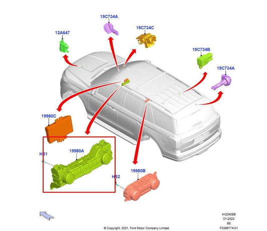 2022-24 Ford Expedition MAX XLT Dash Heat AC Climate Radio Control Panel w/ Trim - Alshned Auto Parts