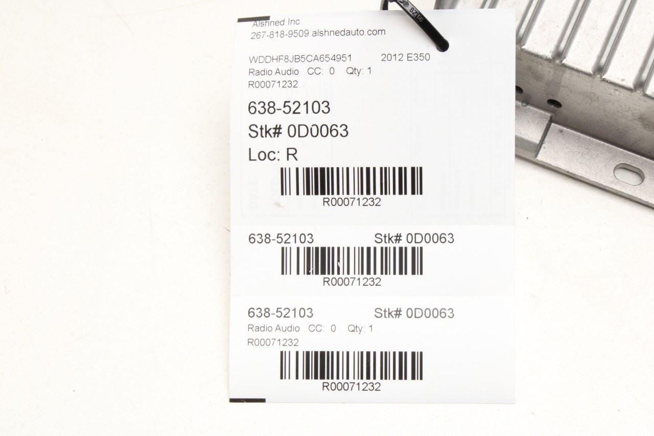 10-12 Mercedes-Benz E350 Sport 4Matic Harman Sound Amplifier Amp 2129007108 OEM - Alshned Auto Parts