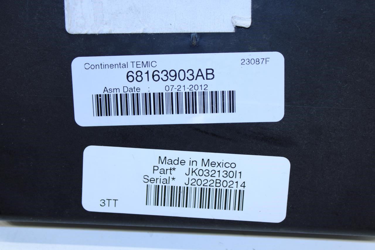 11-15 Jeep Wrangler 3.6L Totally Integrated Power Module Fuse Box 68163903AB OEM - Alshned Auto Parts