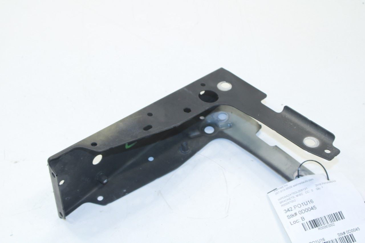 14-16 Porsche Panamera 4 3.6L AWD Front Right Fender Lower Mount Support Bracket - Alshned Auto Parts
