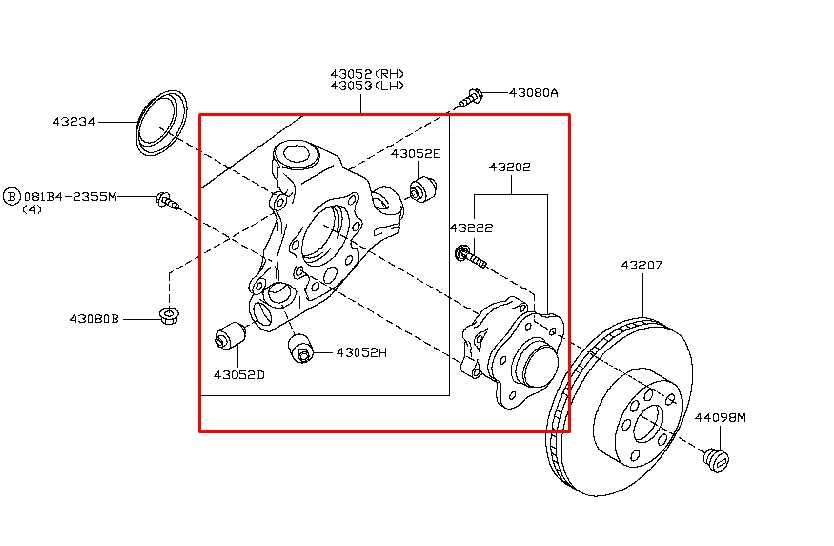 2014-2019 Infiniti QX60 Pure Rear Right Side Spindle Knuckle Hub 43018-3JA0A OEM - Alshned Auto Parts