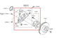 2014-2019 Infiniti QX60 Pure Rear Right Side Spindle Knuckle Hub 43018-3JA0A OEM - Alshned Auto Parts