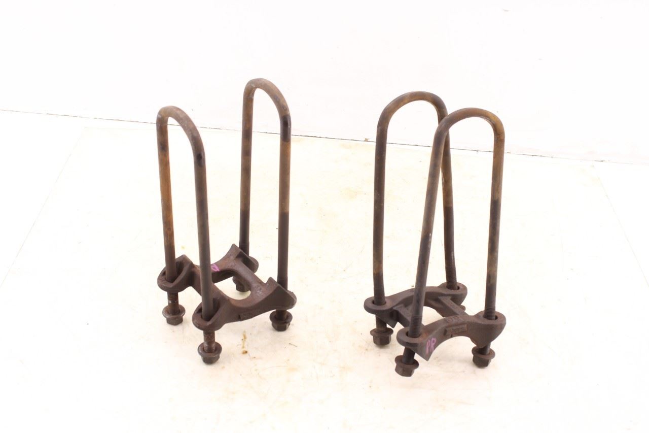 2014-18 Ford F250 Lariat 4WD Rear Right Left Leaf Spring U-Bolt Mount Plate Set - Alshned Auto Parts