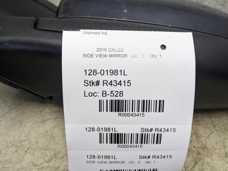 2011-2016 Chevrolet Cruze Left Driver Side Rearview Mirror 95107001 OEM - Alshned Auto Parts