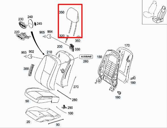 2007-13 Mercedes-Benz S550 Front LH or RH Side Seat Headrest 221-970-62-50-9E43 - Alshned Auto Parts