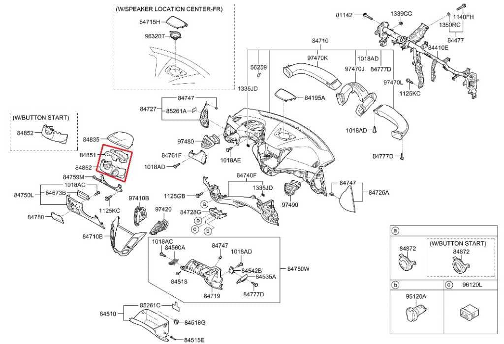 11-17 Hyundai Veloster Turbo Steering Column Shroud Cover Trim 84852-2V500 OEM - Alshned Auto Parts
