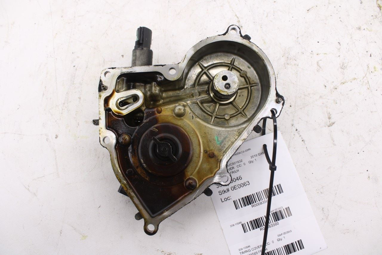 2017-20 Infiniti QX60 3.5L Left Engine Variable Timing Control Cover w/ Actuator6