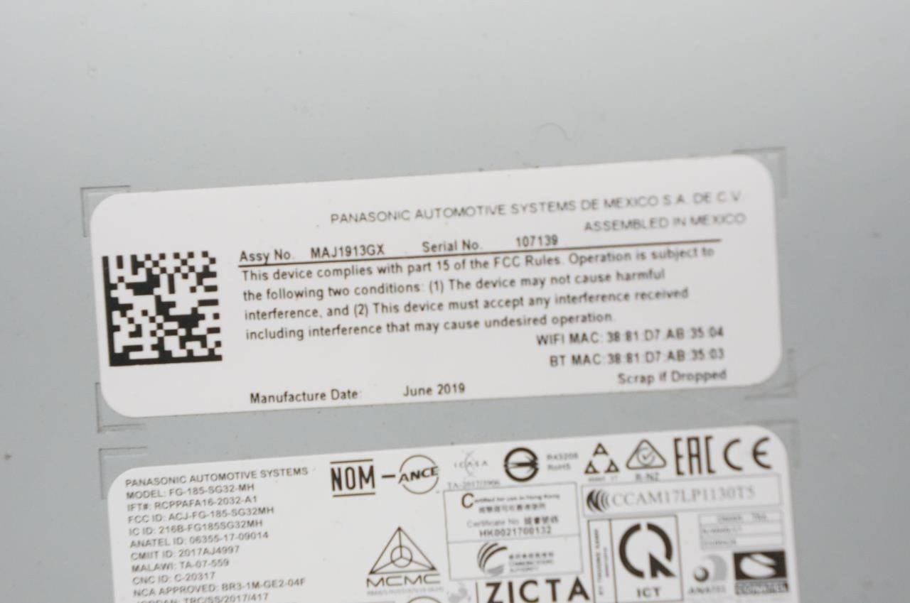 2019 Ford Mustang Sync 3 APIM Communication Module KR3T-14G370-DLB OEM - Alshned Auto Parts
