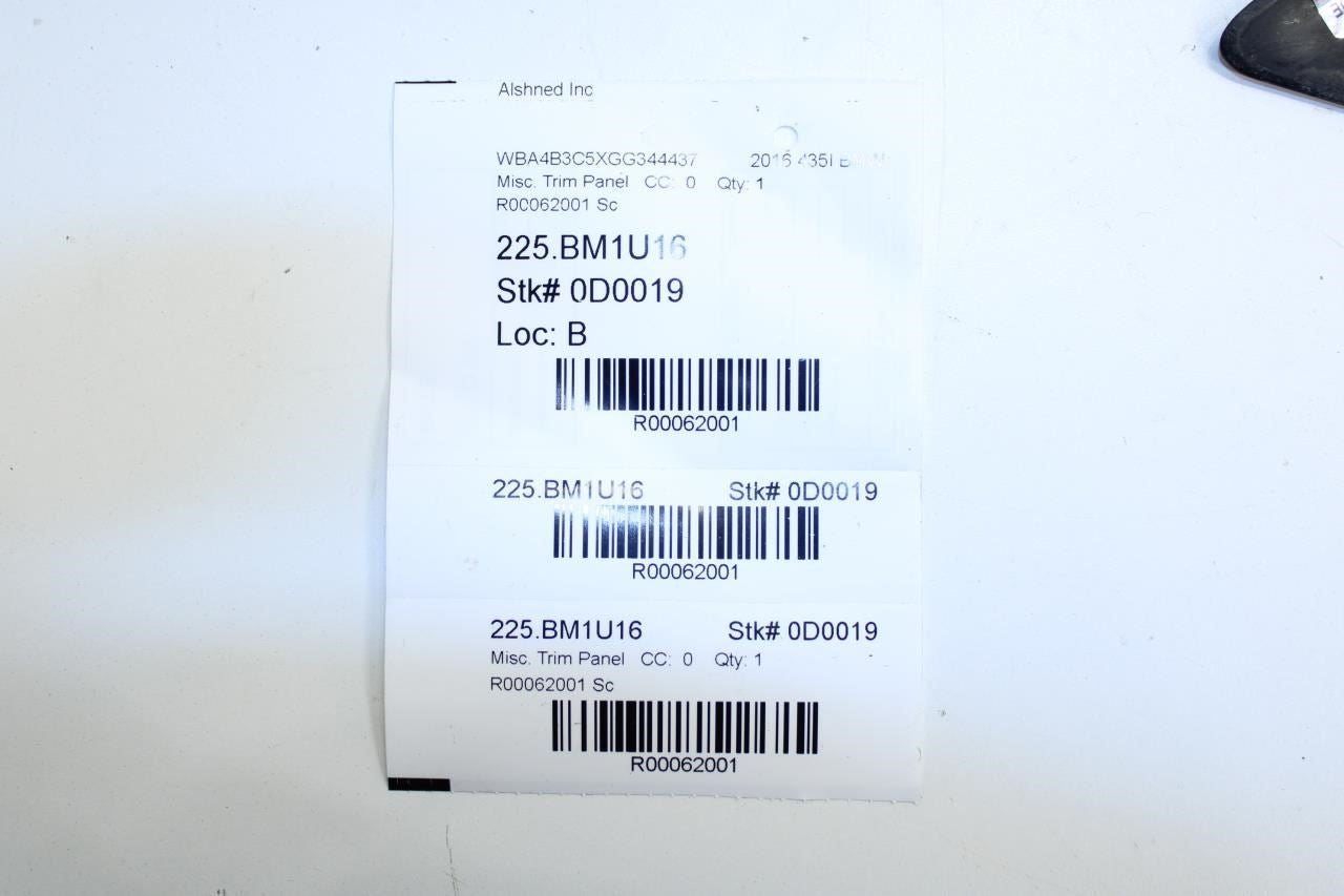 2015-16 BMW 435i Gran Coupe Front & Rear Sill Scuff Kick Plate Trim Set of 4 - Alshned Auto Parts