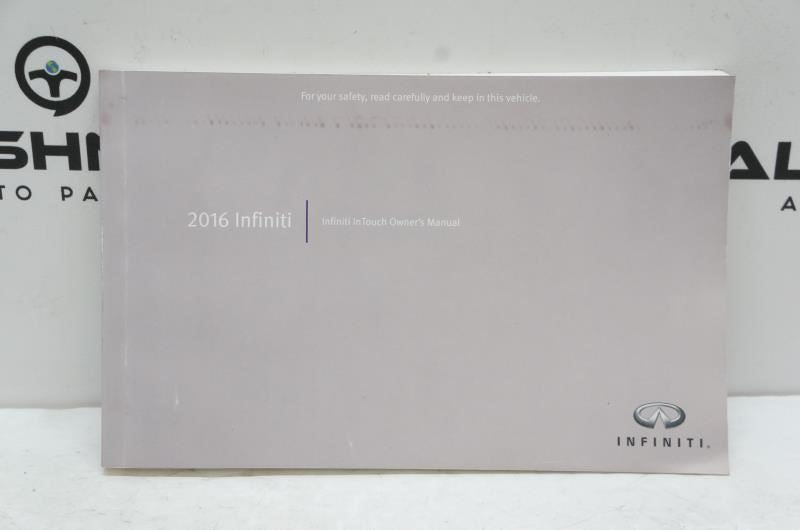 2016 Infiniti Q50 Owners Manual Set with Case OM16E00V37U1 OEM - Alshned Auto Parts