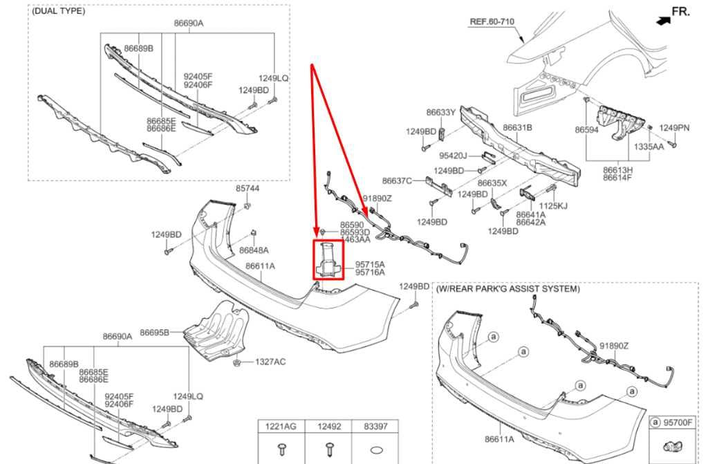 16-18 Kia Optima Rear Bumper Wire Harness w Sensors and Blind Spot Radars *ReaD*1
