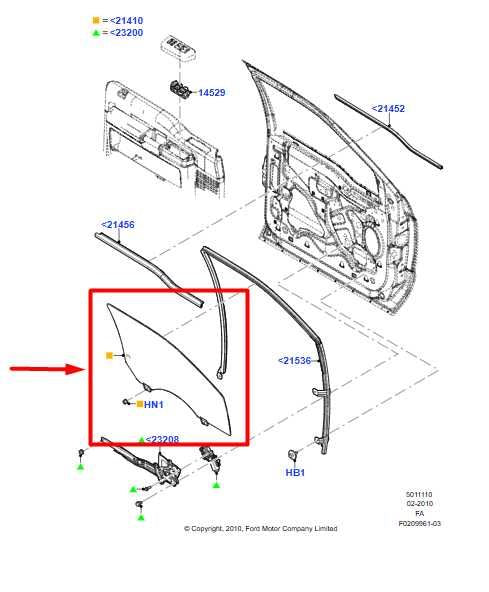 2005-12 Ford F250 SD Front Left Driver Side Door Window Glass AC3Z-2521411-A OEM - Alshned Auto Parts