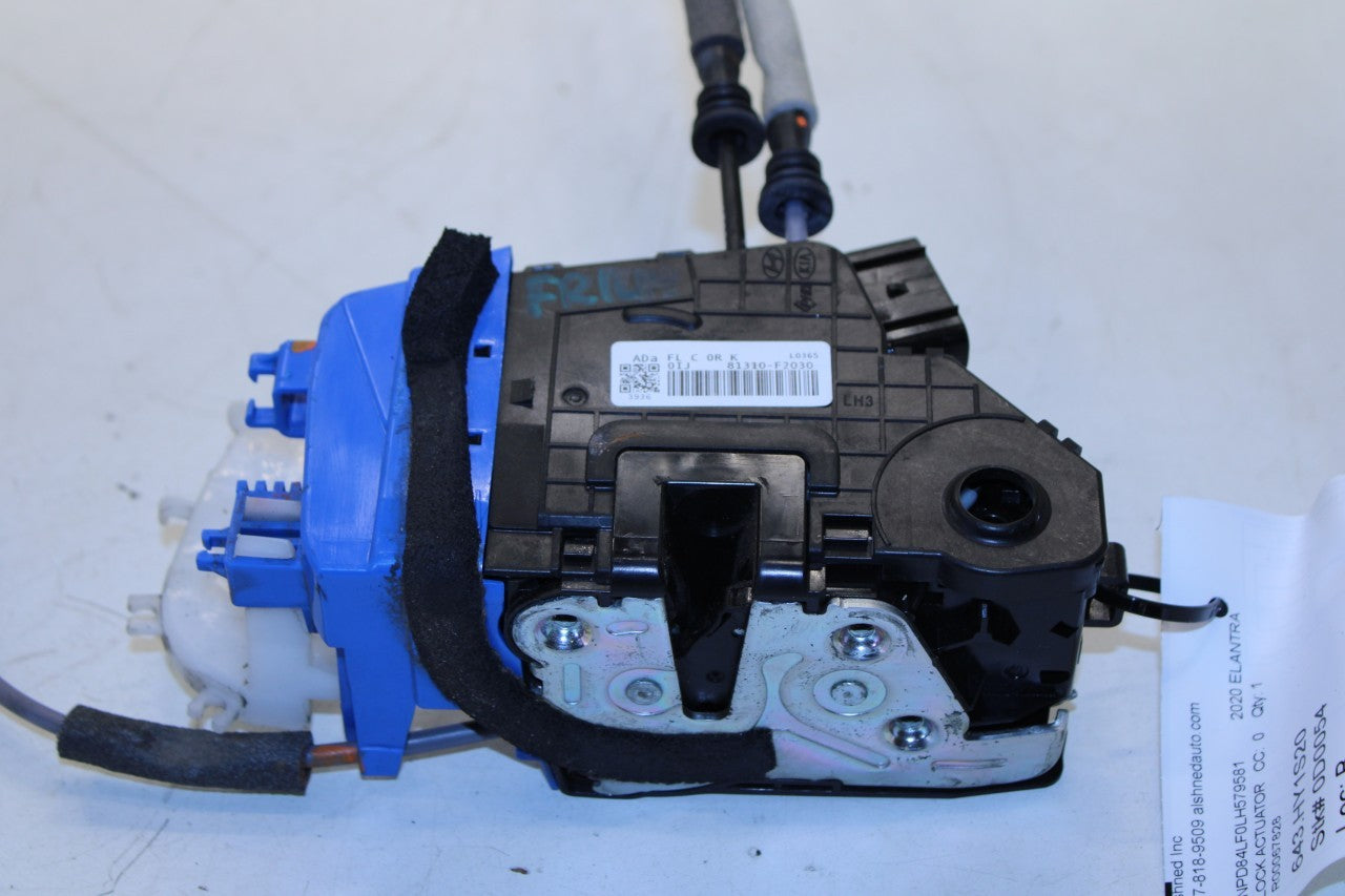 2016-20 Hyundai Elantra SEL Front Left Side Door Lock Latch Actuator 81310-F2030 - Alshned Auto Parts